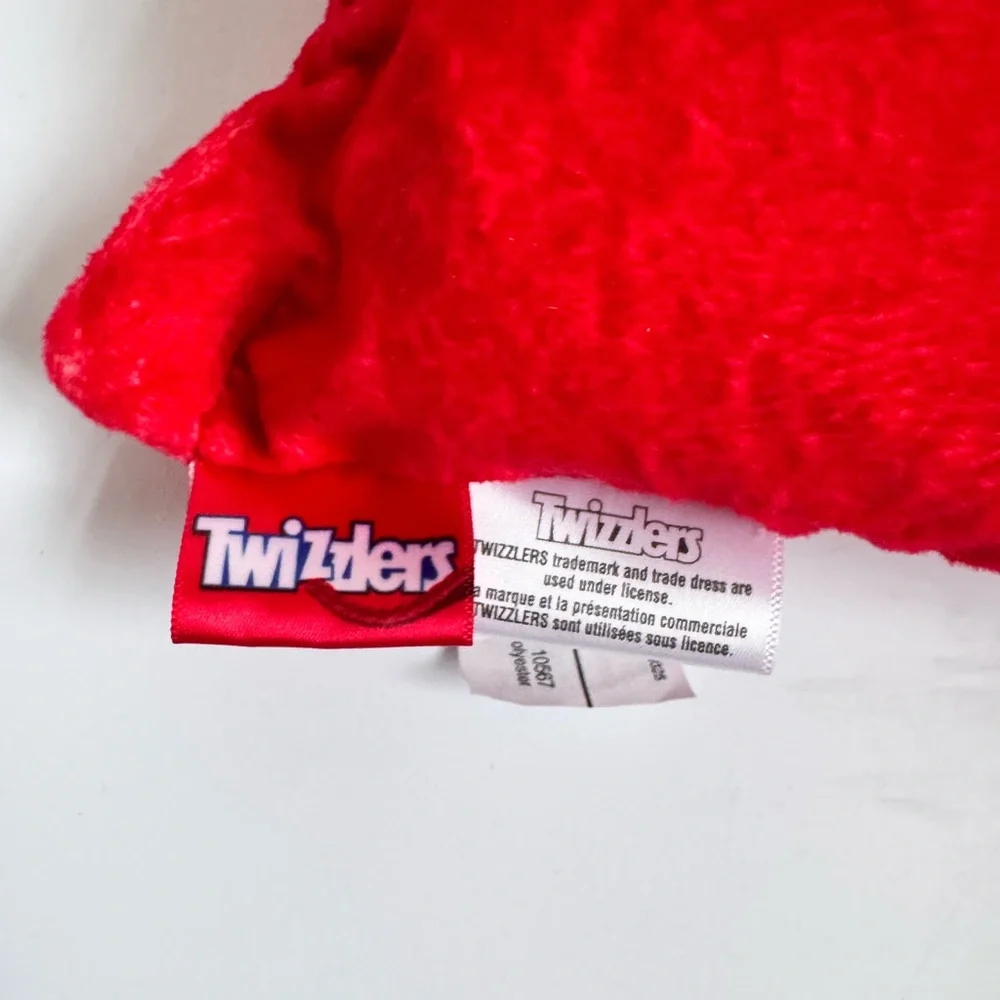 NWT iscream twizzlers plush pillow with plush twizzlers candy inside